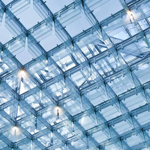 Energieoptimierung: Beleuchtung eines Glasdaches